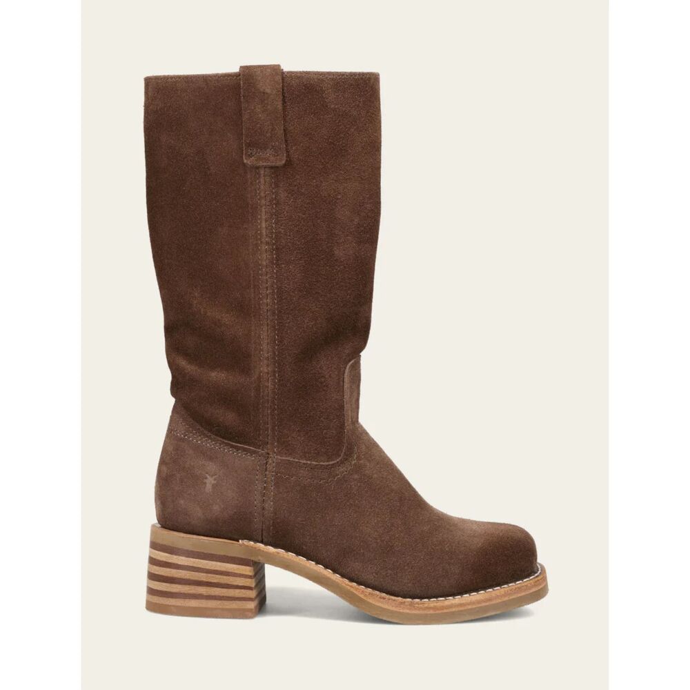 Frye Campus 12R Boots Womens 9 Brownie Pull On Leather Boho Festival Western NIB - Picture 3 of 7